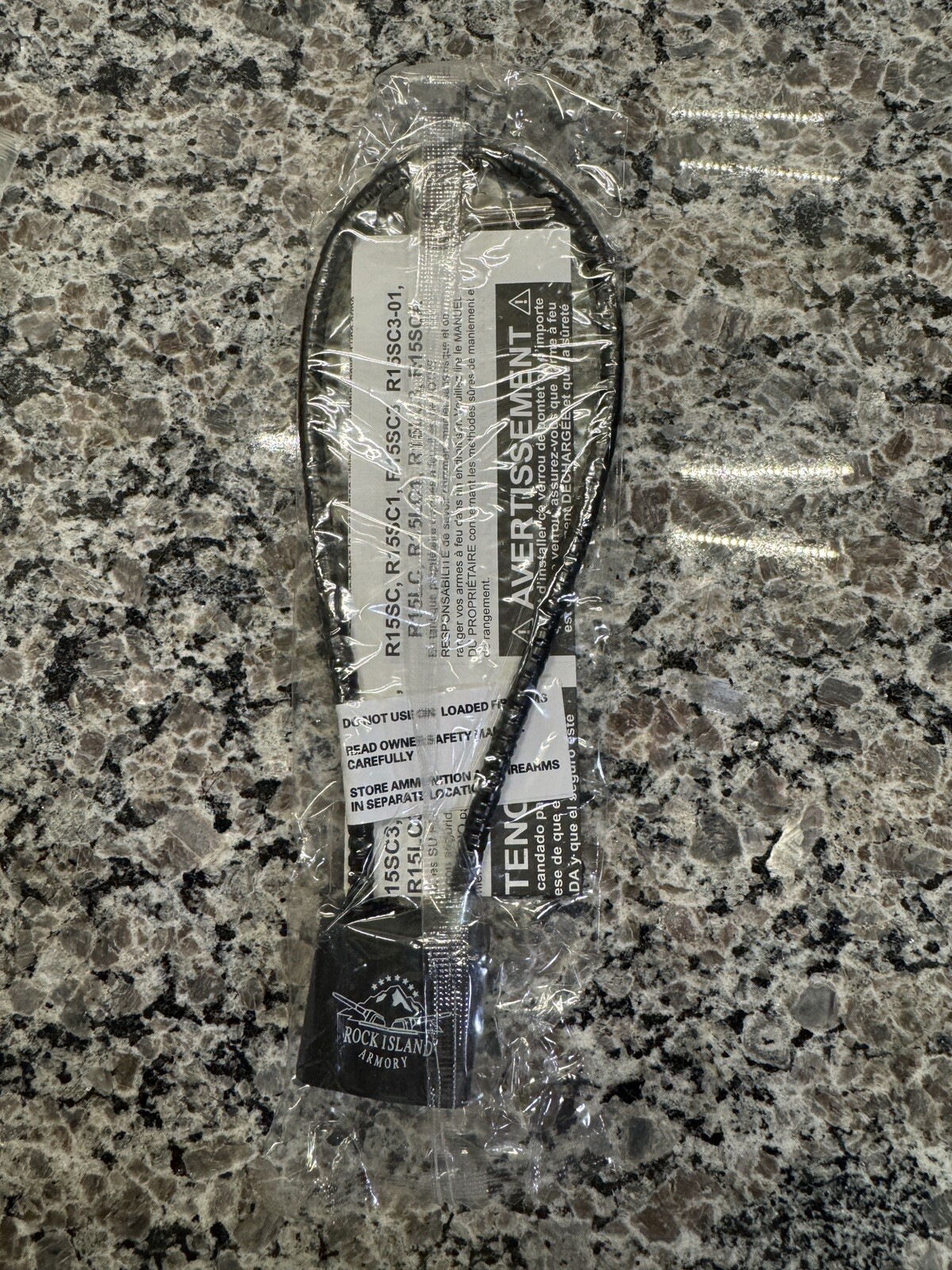 Rock Island Armory Gun Cable Lock Black New in Package