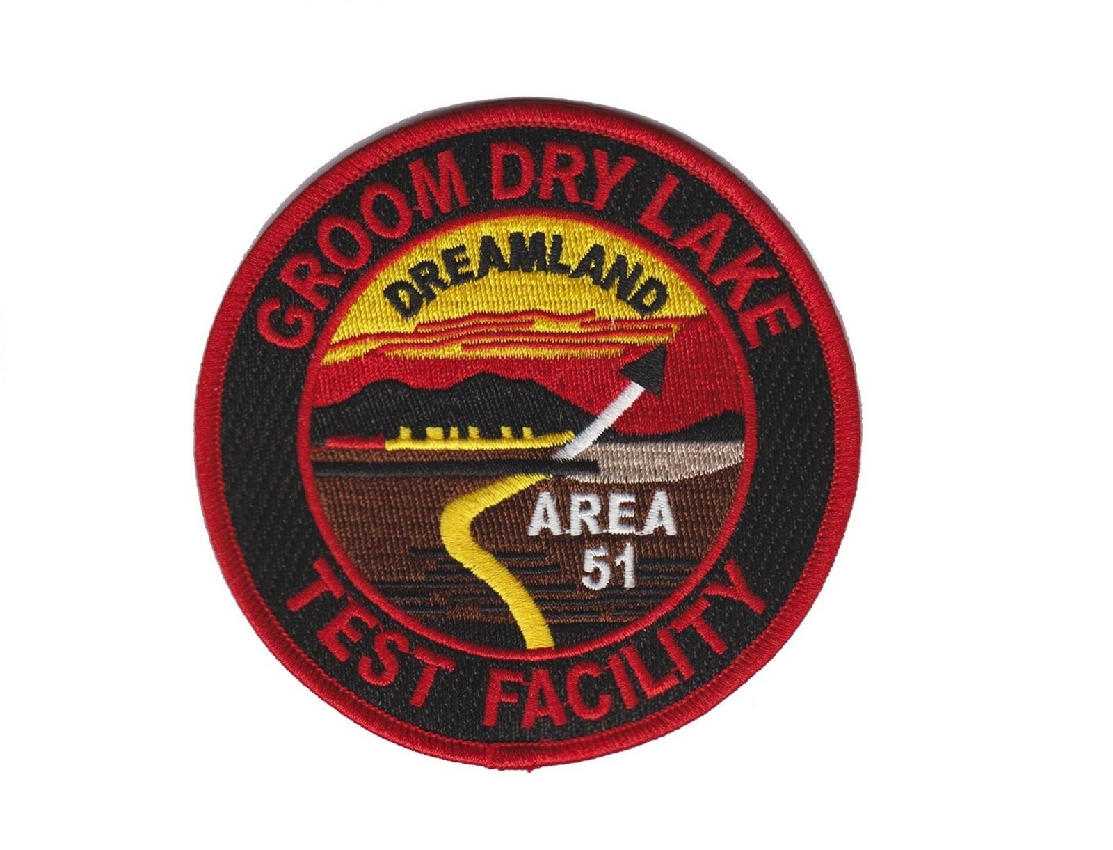 Dreamland Space Alien UFO Research USAF Area 51 Groom Dry Lake Test Patch New