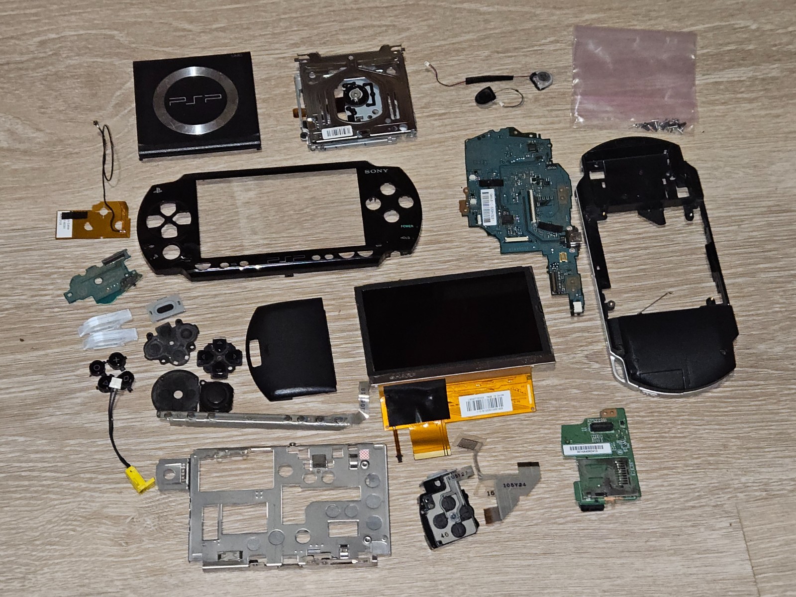 Sony PSP Black Playstation Portable PSP-1001 B Fat *YOU PICK REPLACEMENT PART*