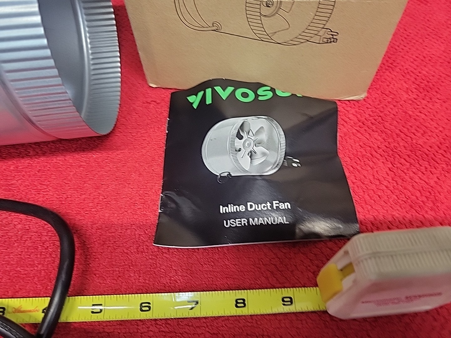 VIVOSUN 6" 240 CFM INLINE DUCT FAN NIOB