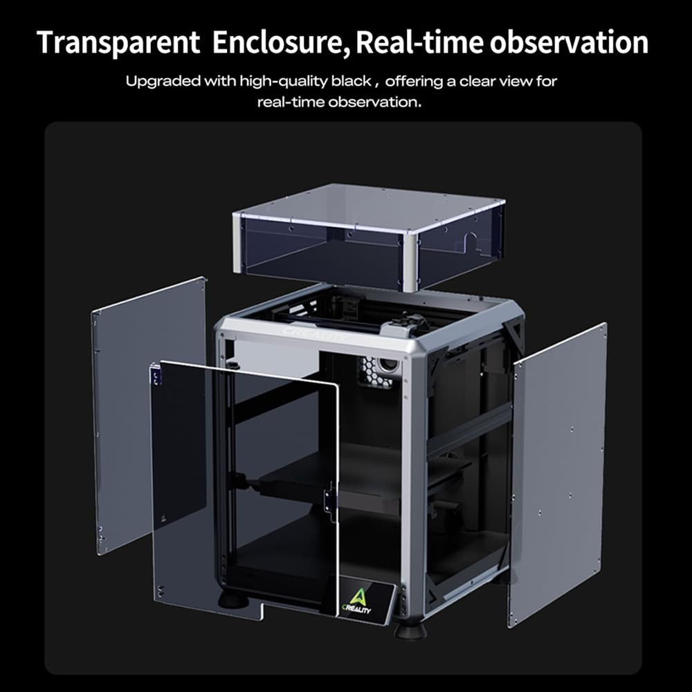 K2 SE Transparent PC Enclosure, Dustproof Tent Constant Temperature Protective C