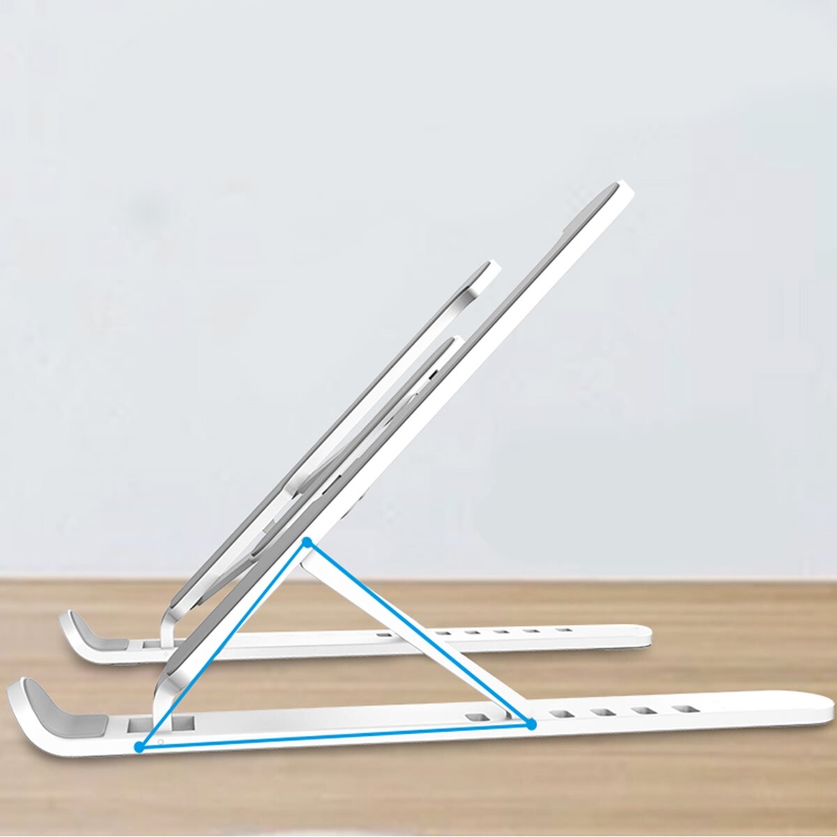 Portable Laptop Stand ABS Notebook Support Bracket Riser Cooling Hold A+