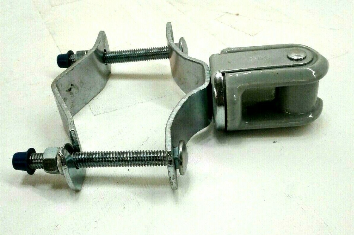 ORBIT PORCELAIN WIRE HOLDER WITH STEEL CLIP PWH-M  1-1/4" TO 3" MAST