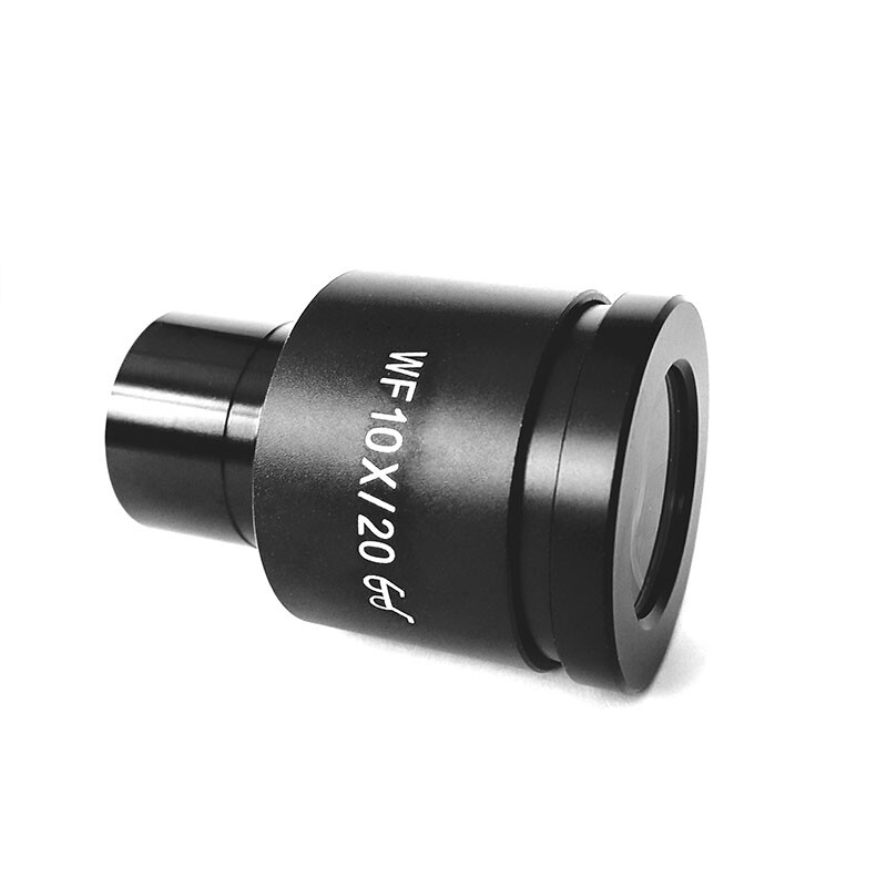 10X Plan Wide Field Eyepiece Diopter Adjustable 23.2mm for Biological Microscope