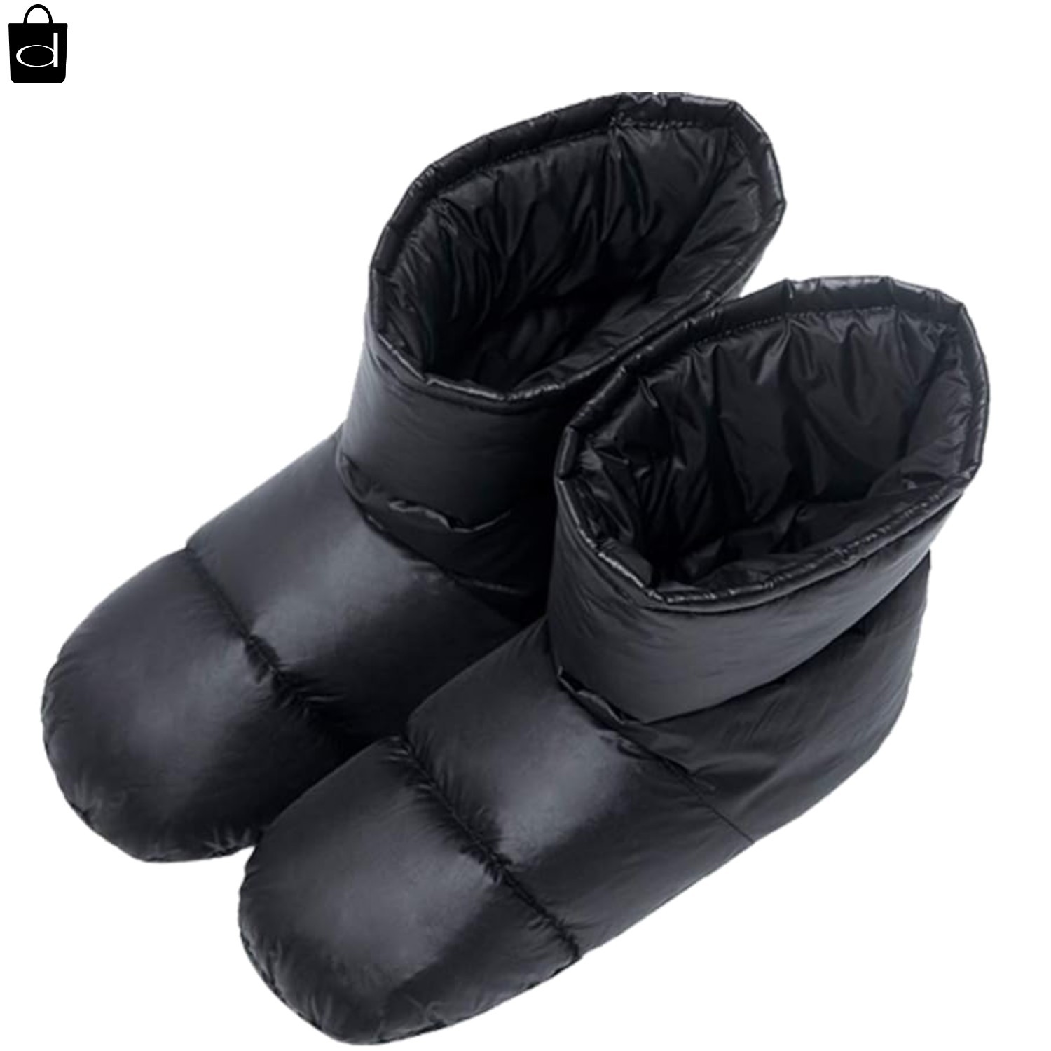 Ultralight Down Booties Warm Sleeping Socks for Camping Backpacking Tent Size:L