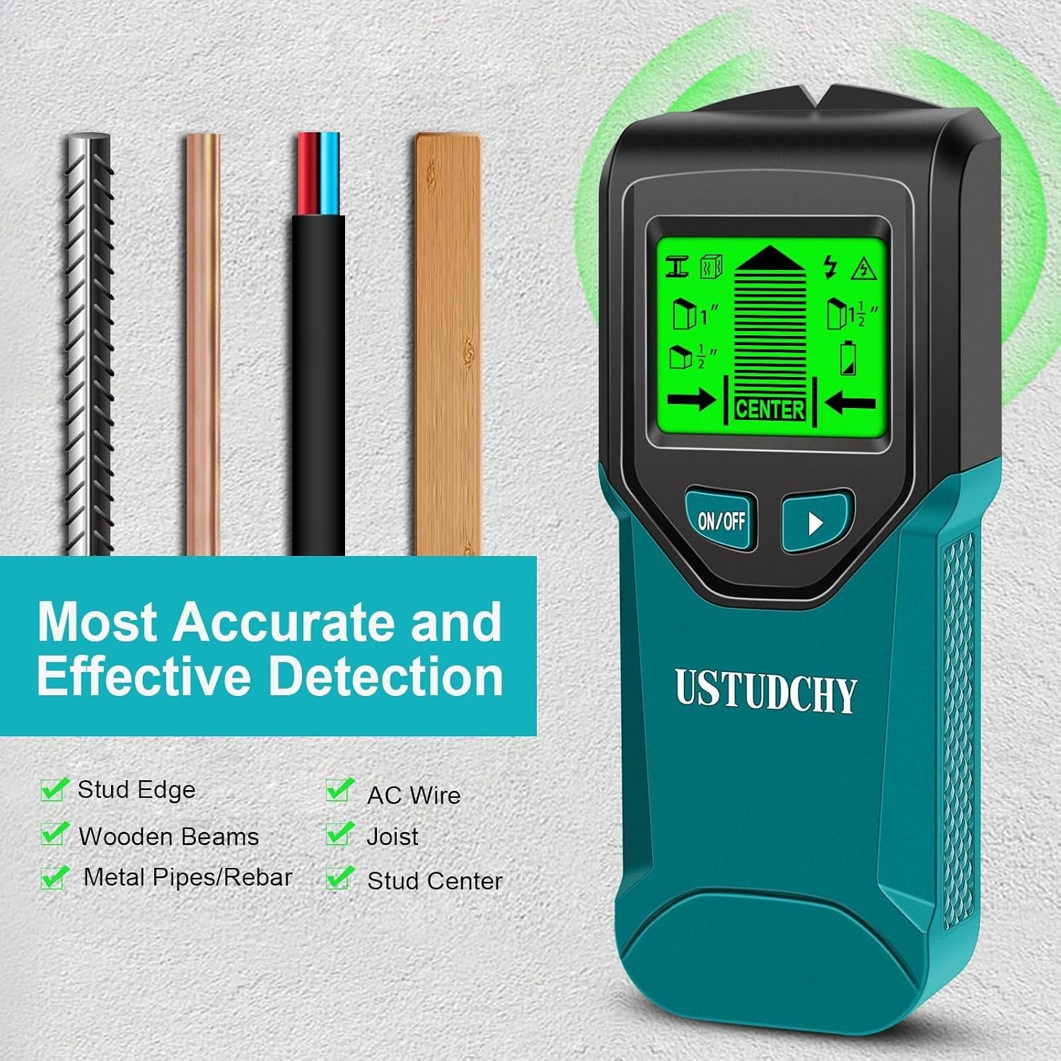 Stud Finder - 5 in 1 Electronic Stud Finder Wall Scanner, Stud Sensor with Di...