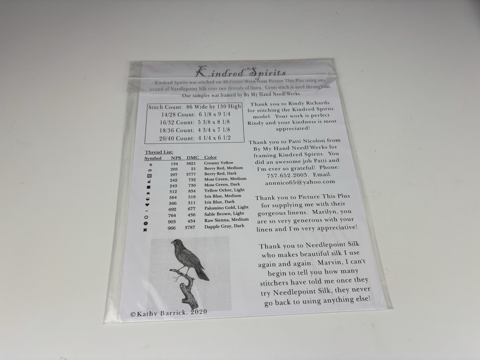 Kathy Barrick Kindred Spirit Cross Stitch Pattern Primitive Sampler 2S