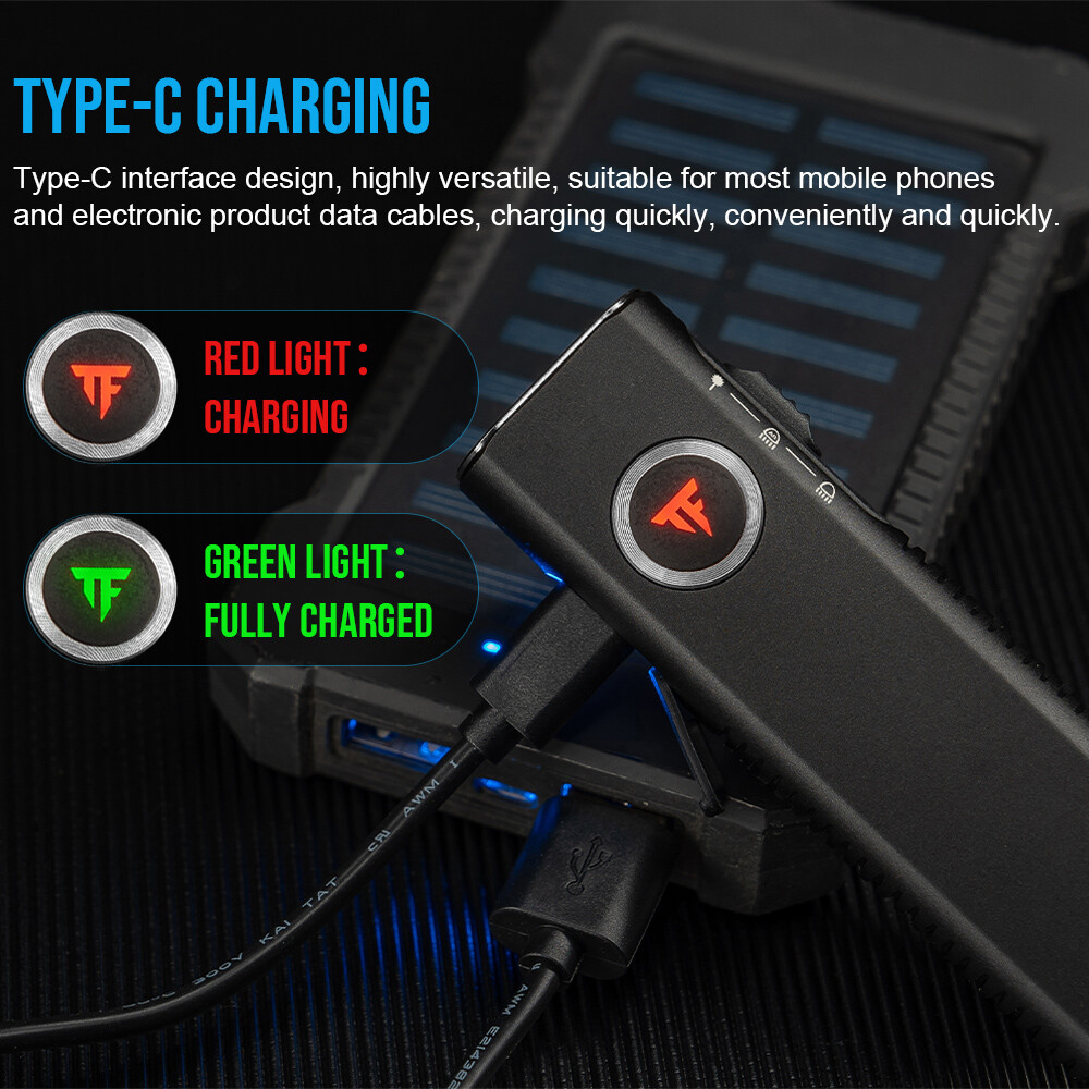 TrustFire MINIX3-SE 1200LM Rechargeable LED Flashlight Magnetic UV Light Laser K