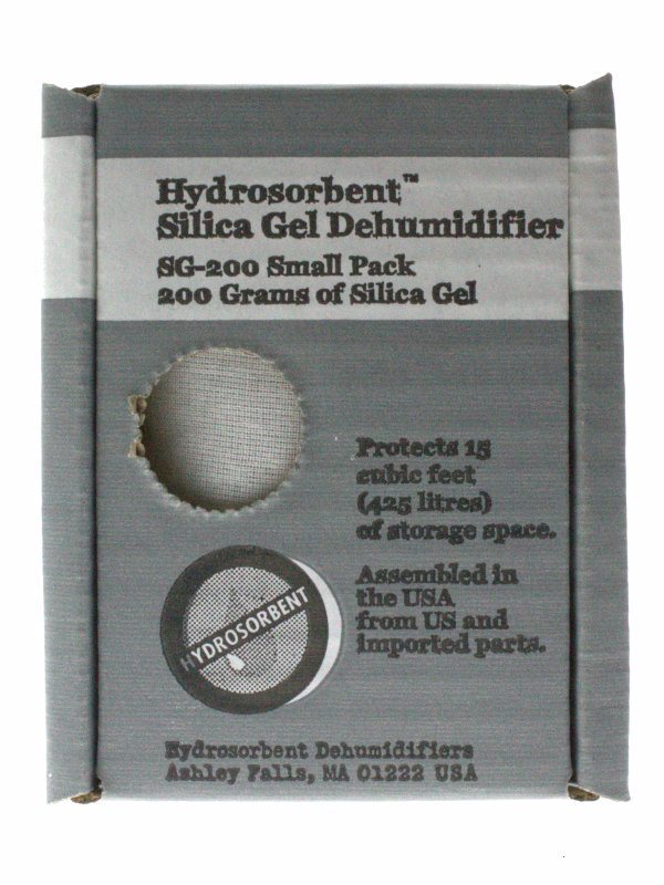 200 Gram Silica Gel Desiccant, Moisture Absorber Dehumidifier, (1 pack)