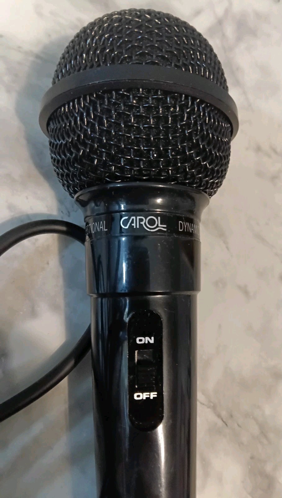 Carol MUD-325 Unidirectional Dynamic Microphone Karaoke Mic Untested As Is