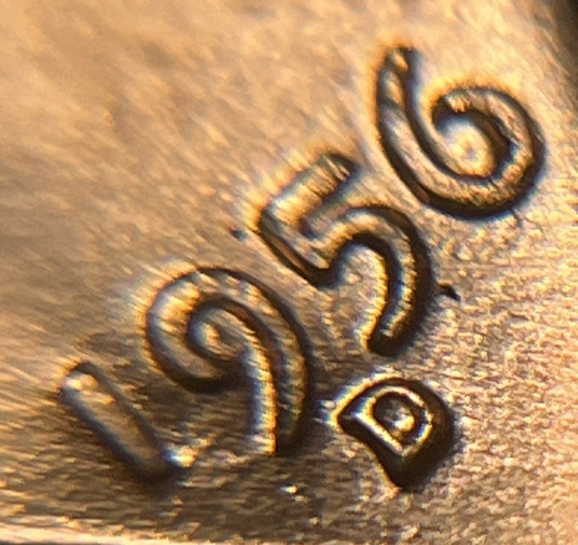 1956 D/D Wheat Penny Errors DDO DDR Die Clash D Over D Uncirculated #2