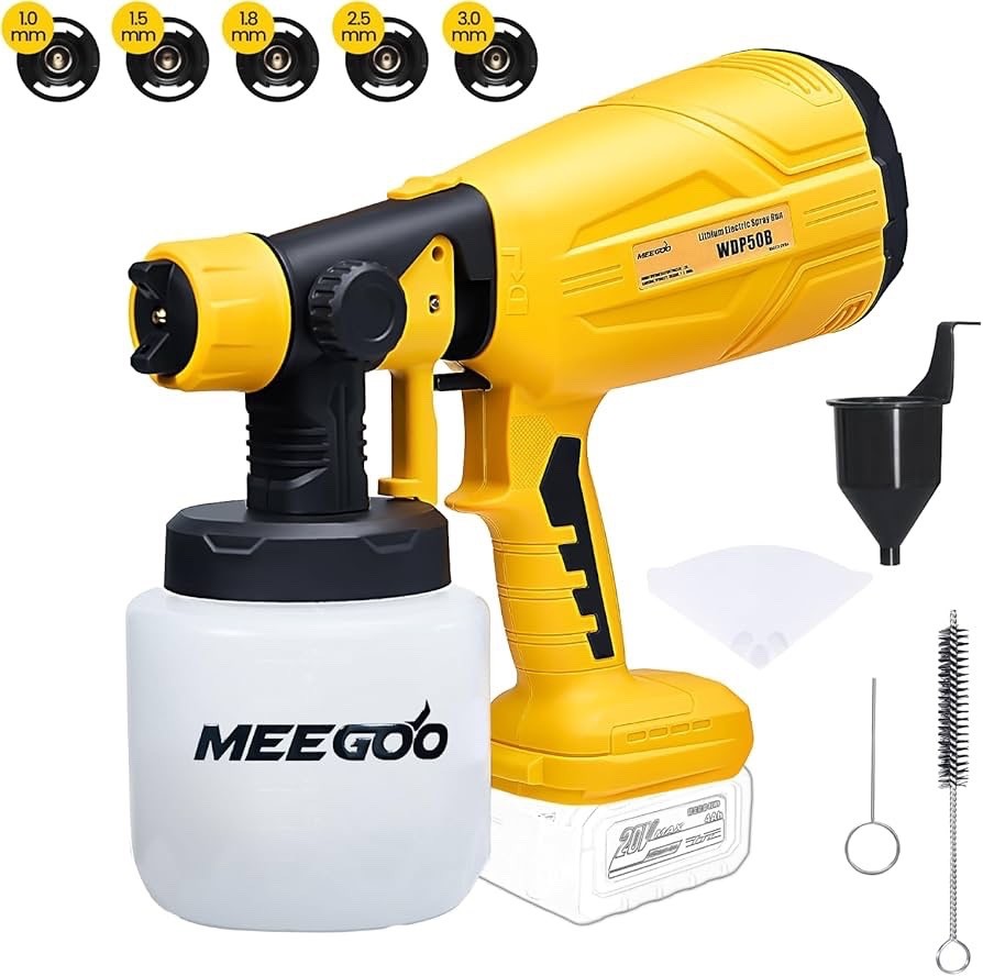 Mee Goo Portable Spray Gun - Yellow/Black