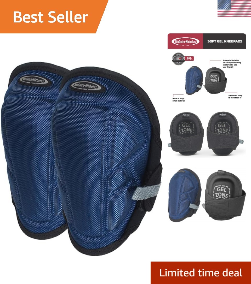 Gel Lite Pro Adjustable Knee Pads for Comfort in Gardening and Flooring Tasks