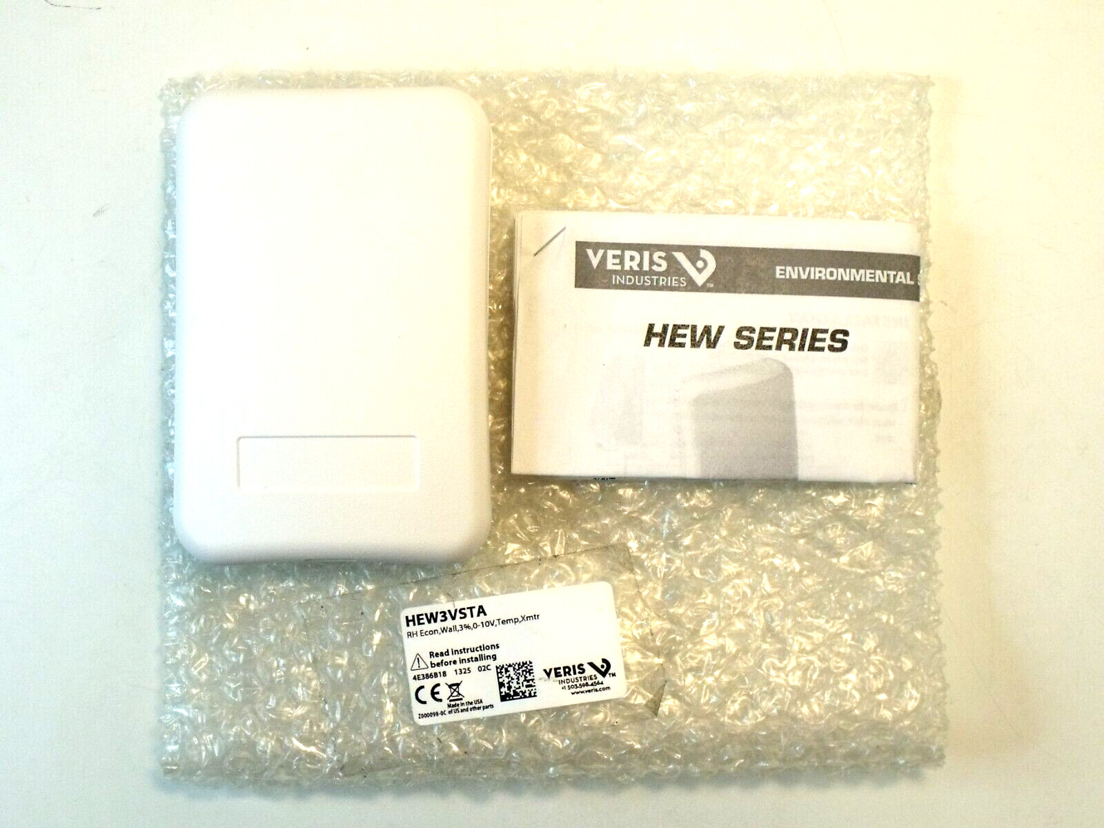 NIB Veris HEW3VSTA Wall Humidity Sensor