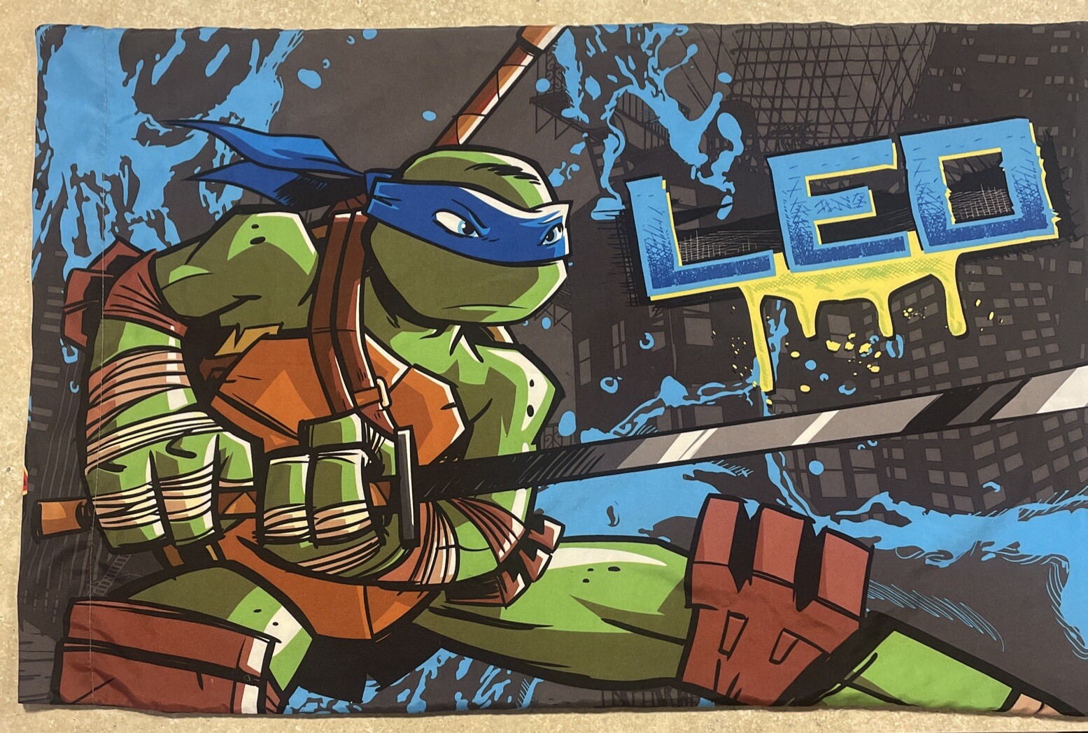 2017 Teenage Mutant Ninja Turtles Leo Raph Leonardo Raphael 1 PILLOWCASE TMNT