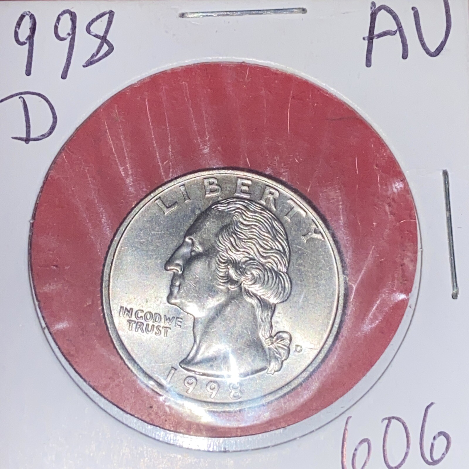 1998 D Washington Quarter • #606