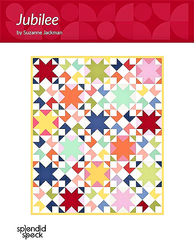 JUBILEE BY SUZANNE JACKMAN MAKES A BABY 48"X48",THROW 60"X72" AND TWIN 72"X96"
