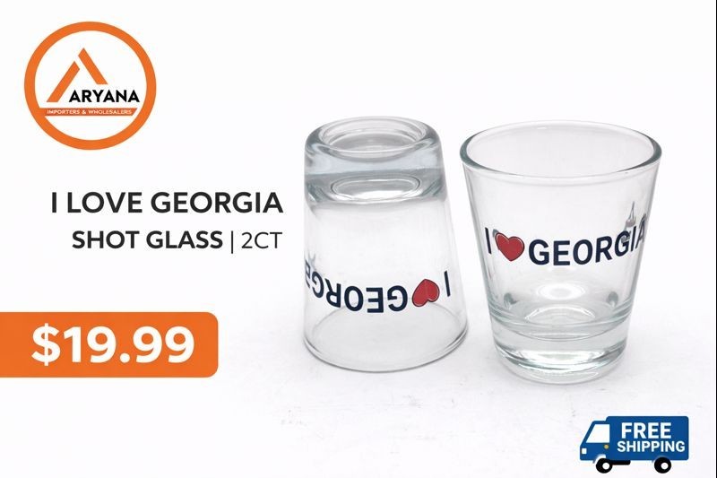 I LOVE GEORGIA SHOT GLASS | 2CT - Only $19.99 – FREE Shipping