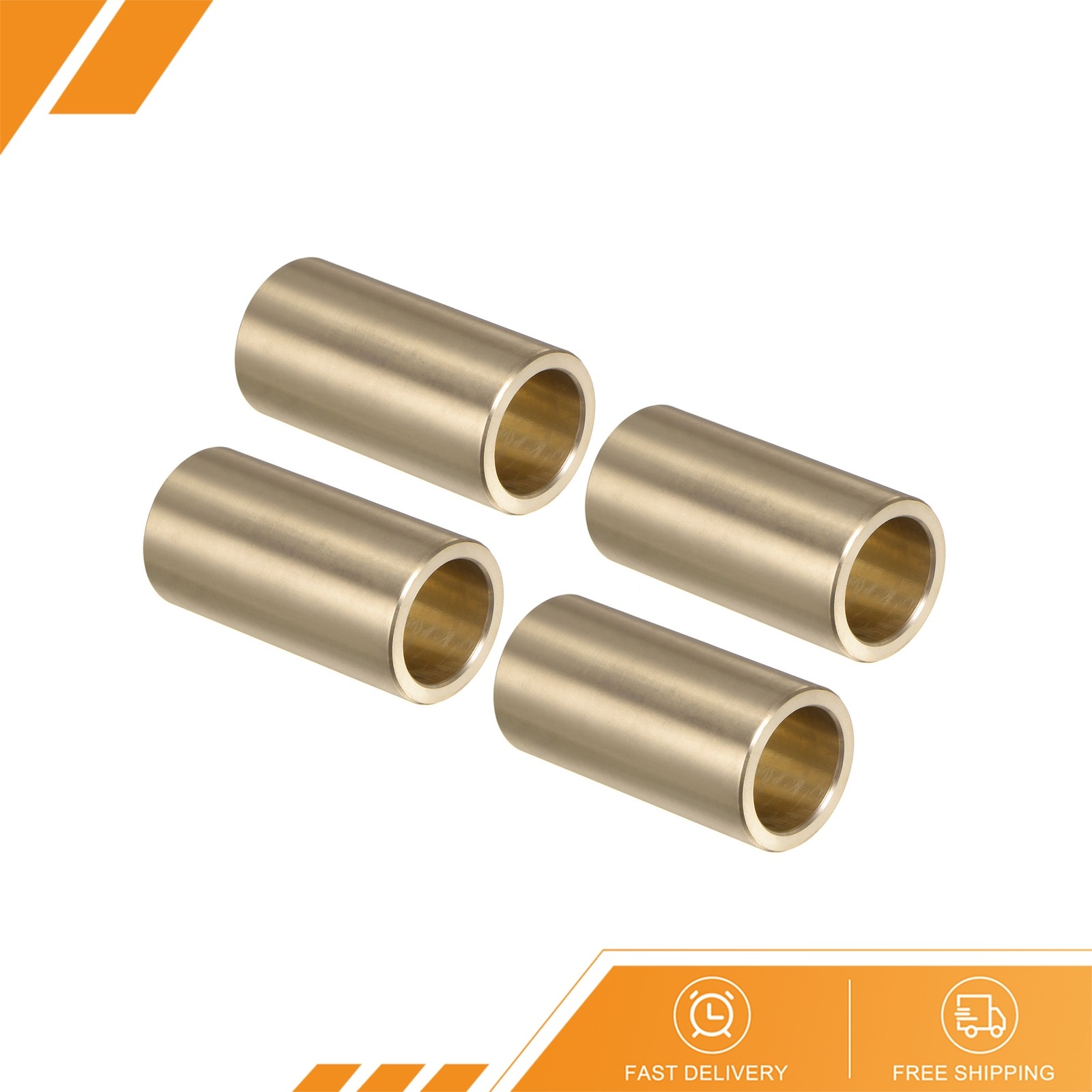 4pcs - Sleeve Bearings 3/4" x 1" x 2" Wrapped Oilless Bushings Cast Brass