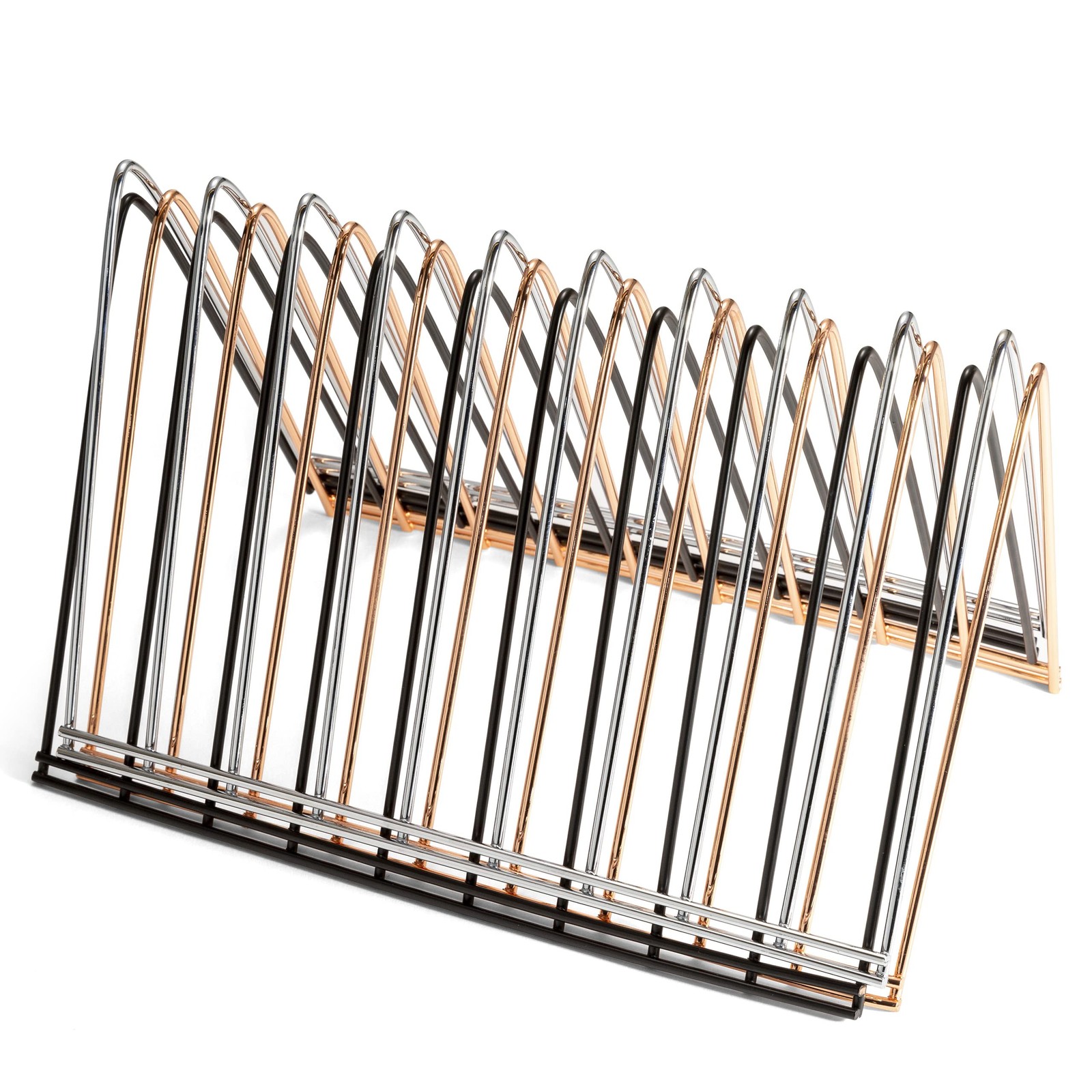 Triangular Wire File Sorter, Black (93150)