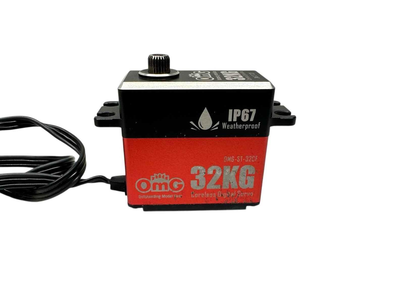 OMG 32KG Full Aluminum Case Coreless Ultra Torque Waterproof Servo #16731
