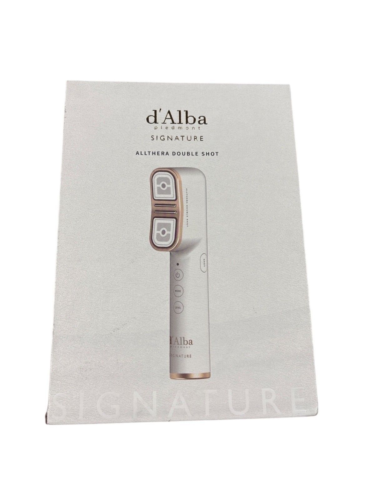 D’ALBA Signature Allthera Double Shot Home Skin Care Device/New Sealed K-Beauty