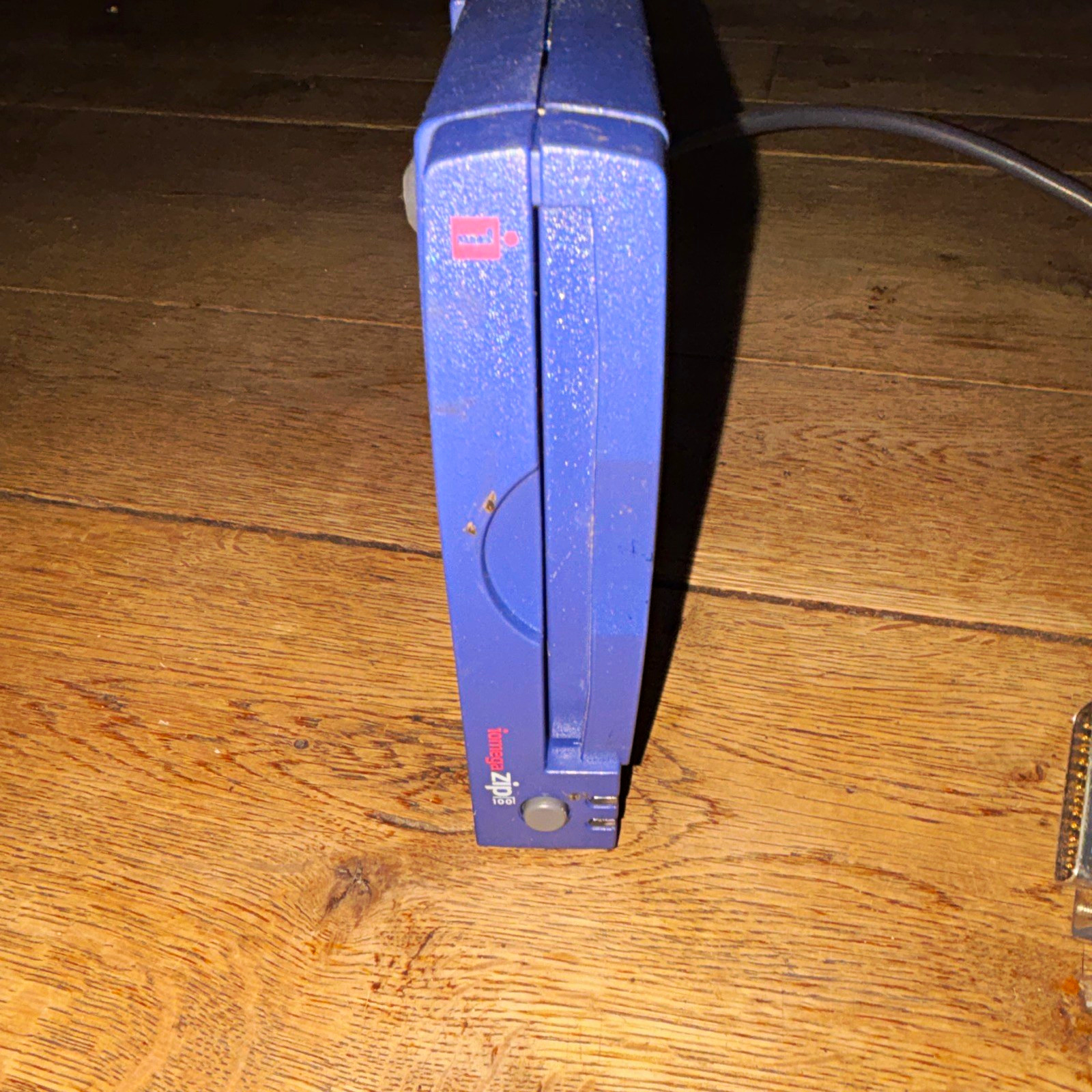 Iomega Zip 100 External Parallel Zip Drive 100MB Removable Blue PC/Mac Z100P2