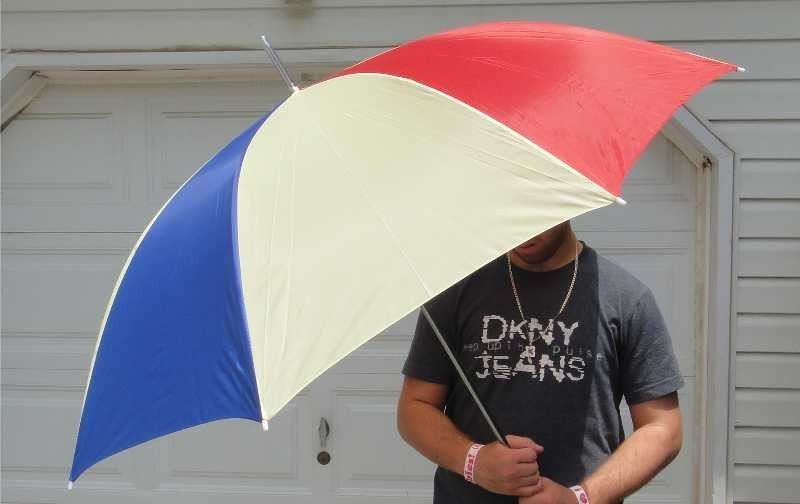 Golf Double-Rib 60" Umbrellas (Opens up to Enormous 60" umbrella)