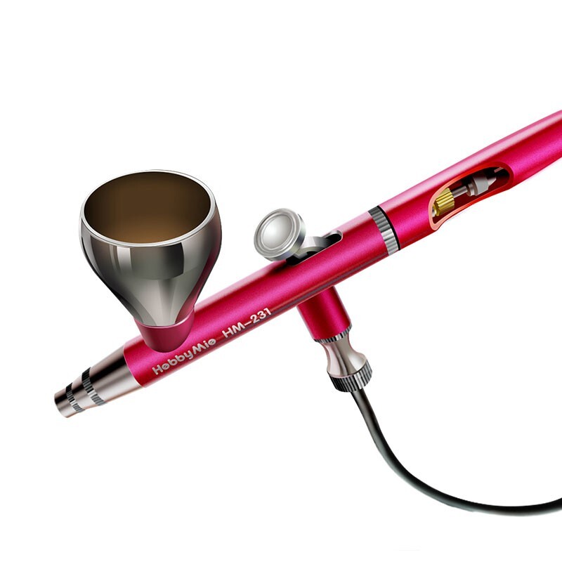 HOBBY-MIO HM-231 0.3MM Lightweight and High Precision Dual-action Airbrush tp2