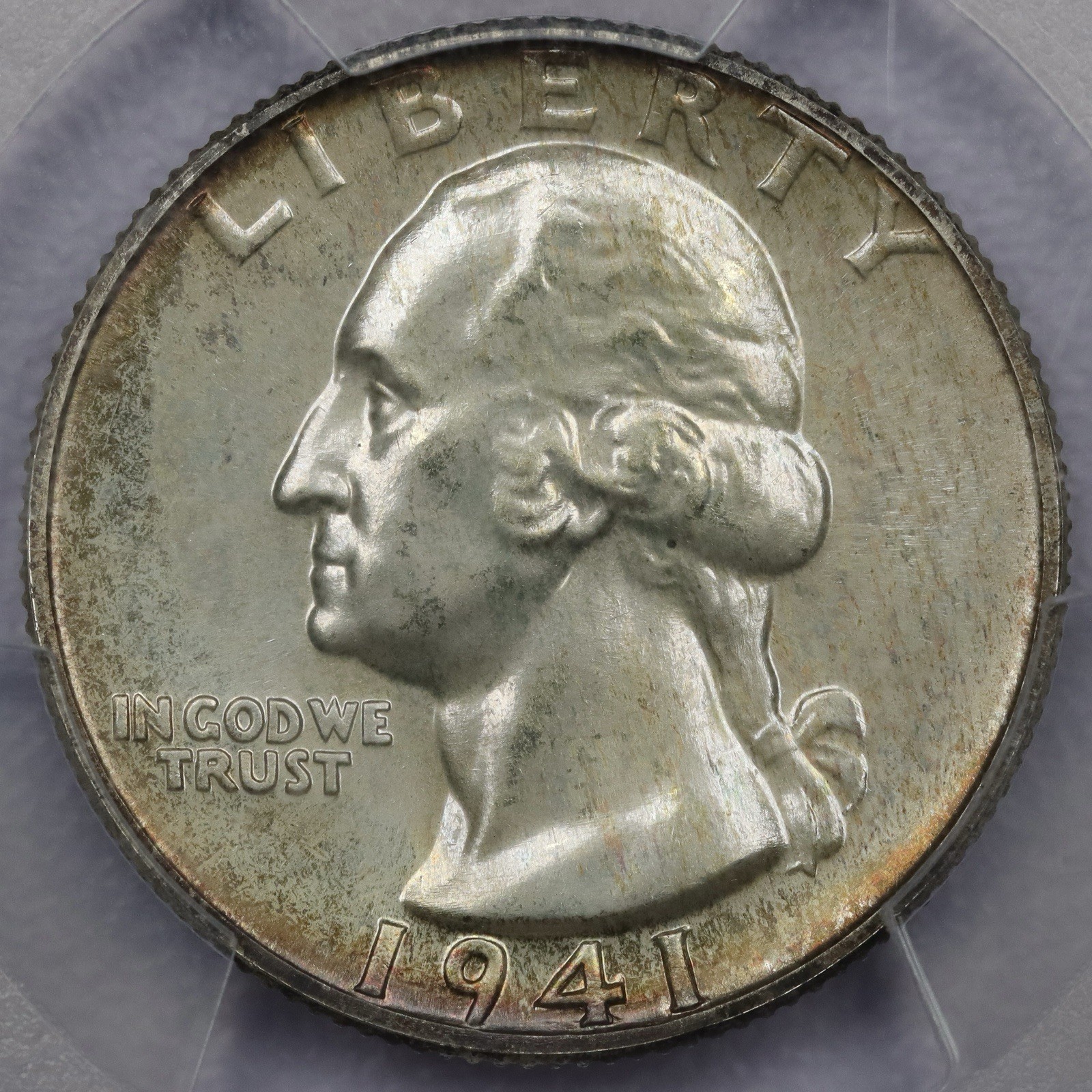 1941 25c Washington Quarter - PCGS PR 67