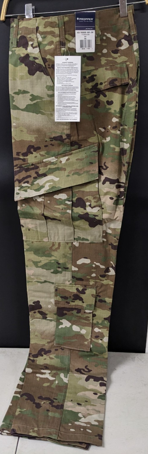 Propper ACU Trouser Mens Military Tactical Multicam Size Small/Extra Long