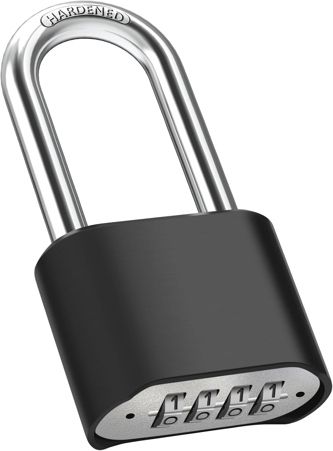 2.5in Long Shackle Combination Lock,  Large Outdoor Weatherproof Padlock, Des...