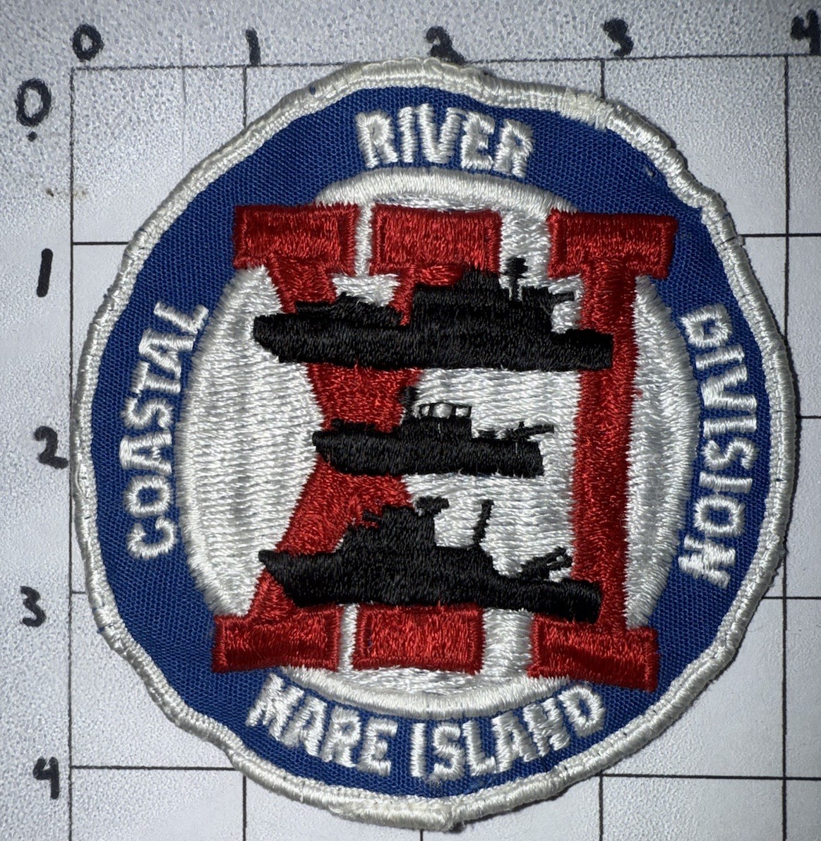 Vietnam War - 1970s USN Coastal River Division Mare Island Patch (25)