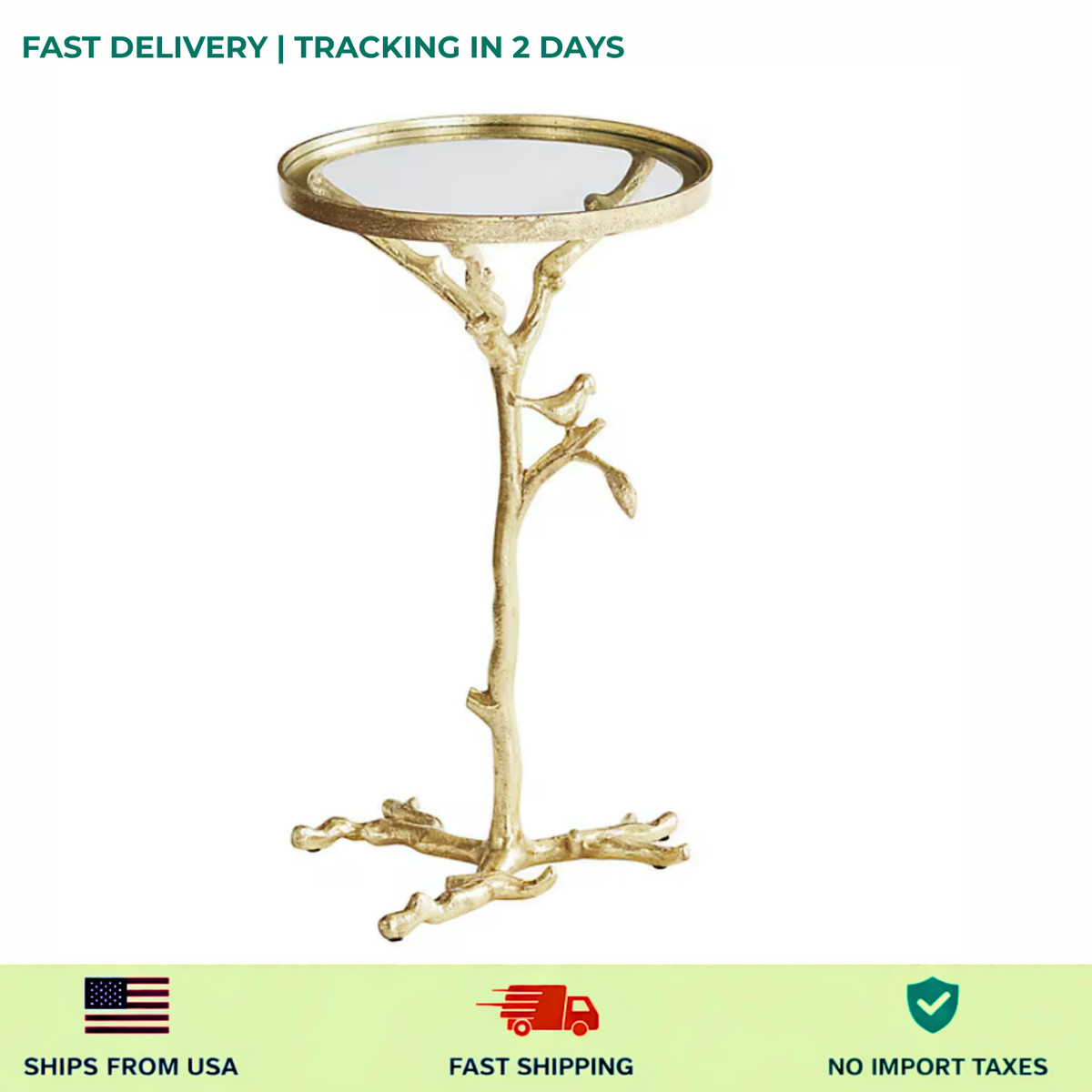 Ballard Designs Aviary Accent Table, Ship from USA