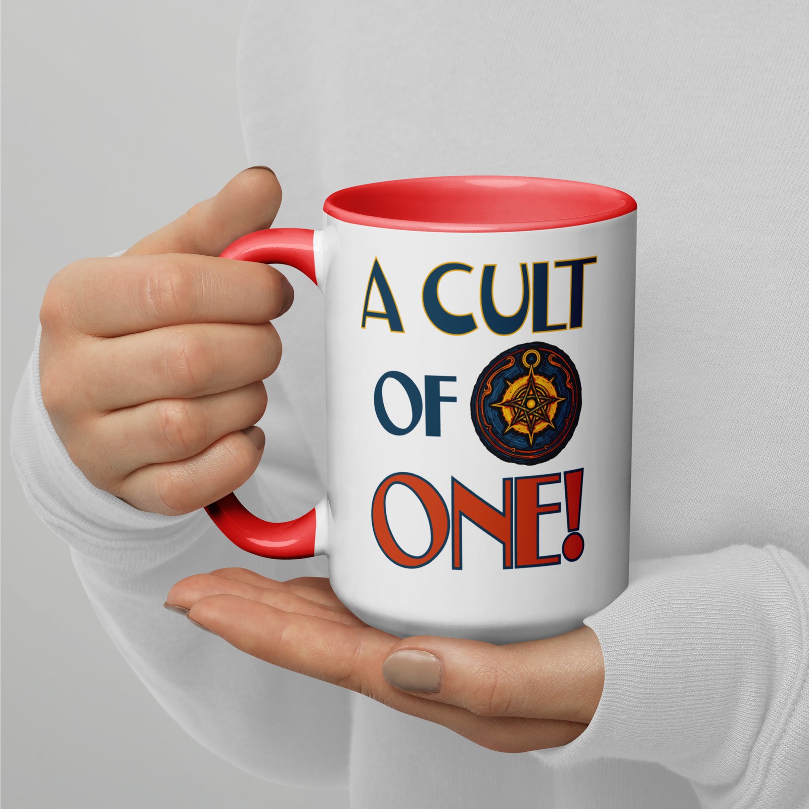 "Cult of One" Mug Egotist Self-important Narcissist Independent Individual