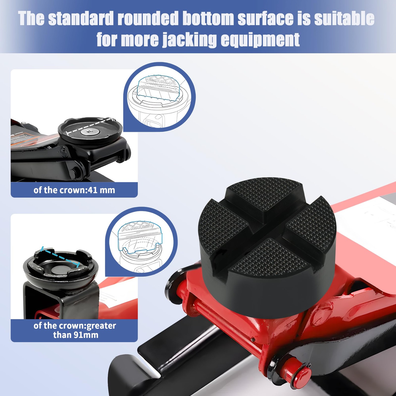 Jack Pads for Floor Jack,Car Pinch Weld Jack Pad Adapter Upgraded Universal X...
