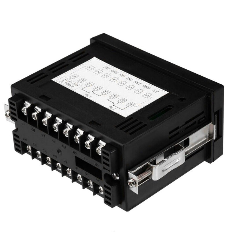 6-Digital Multifunctional LED Counter Grating Encoder Display Meter Relay USA