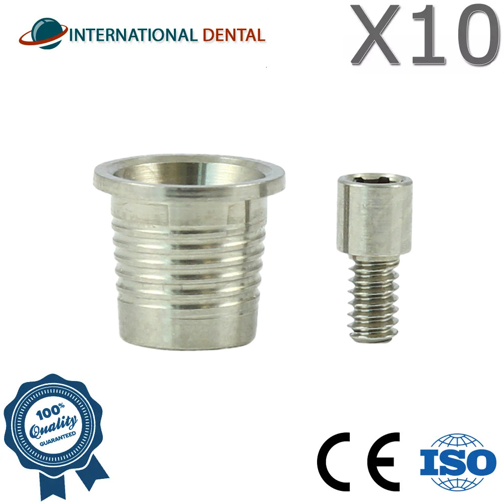 10x Dental Laboratory Titanium Base For Multi Unit 1.4 CAD/CAM Digital Library