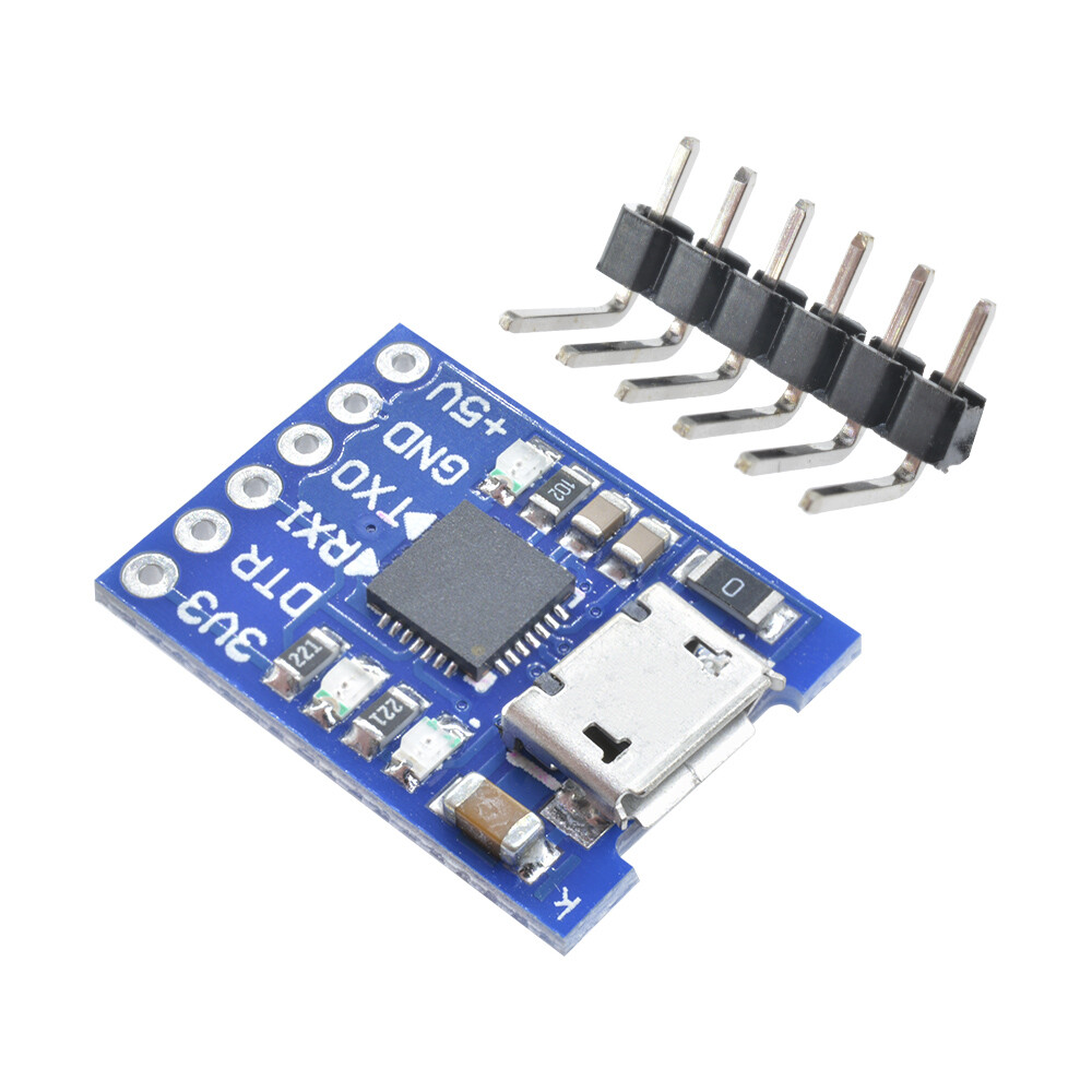 MCU2012 MICRO USB to UART TTL Module 6Pin Serial Converter STC Replace FT232 NEW