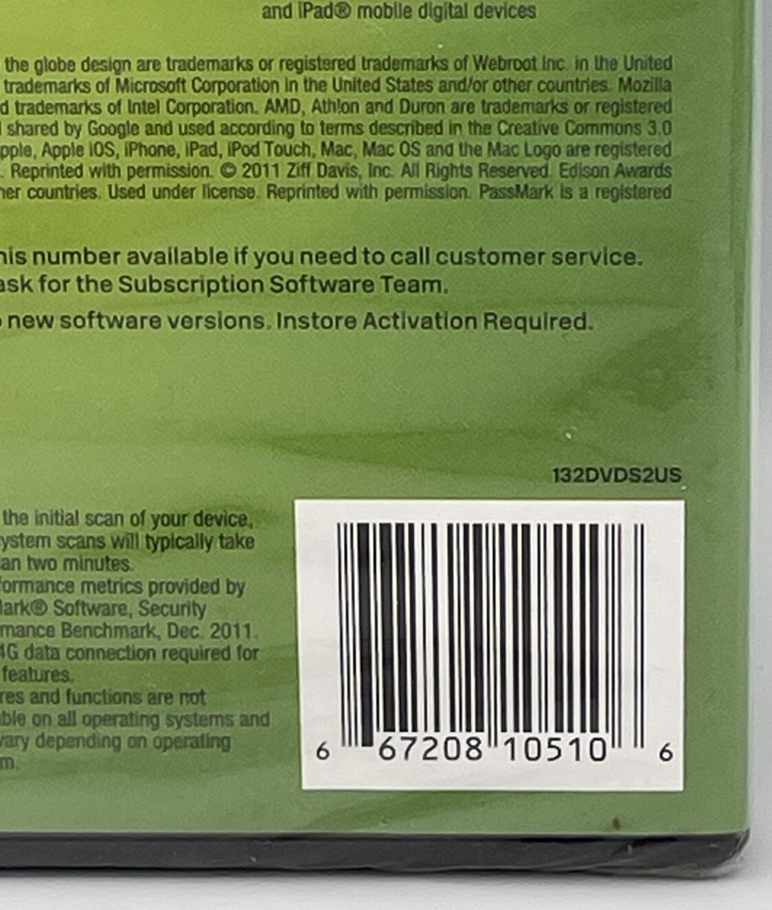 Webroot SecureAnywhere Internet Security Antivirus PC Mac Mobile CD Software