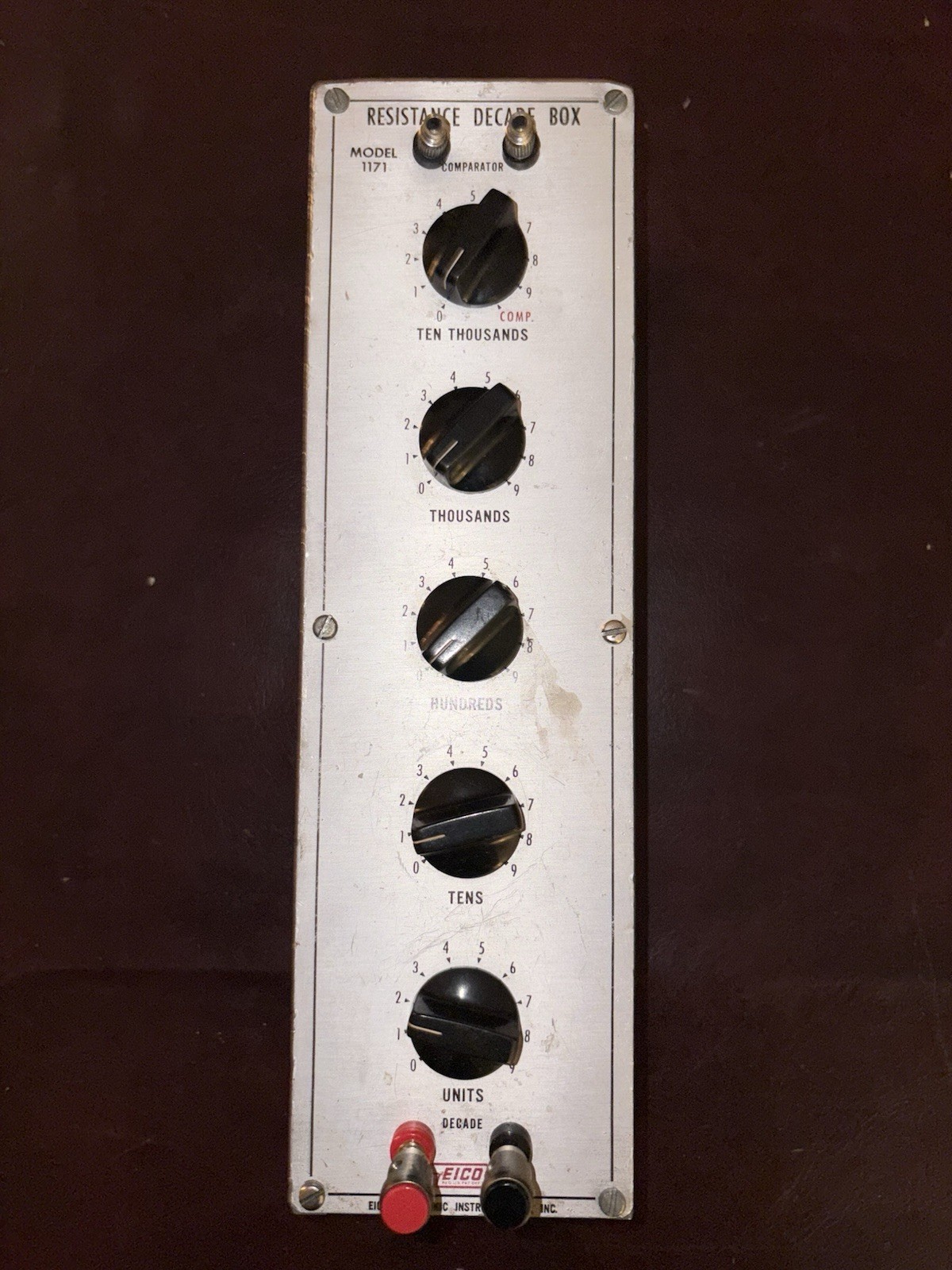 Eico Resistance Decade Box Model 1171 Resistor Used Tested