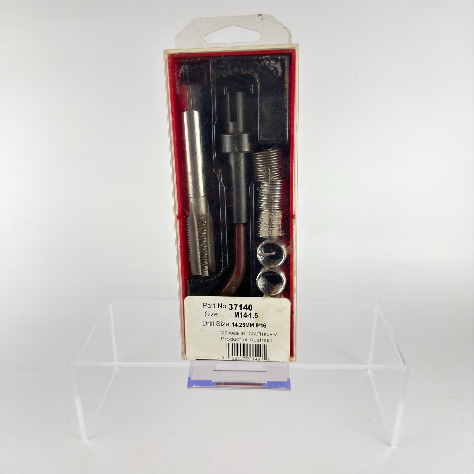 Recoil 37140 M14x1.5 Metric Fine Thread Repair Kit Drill Size 14.25mm 9/16 NIB