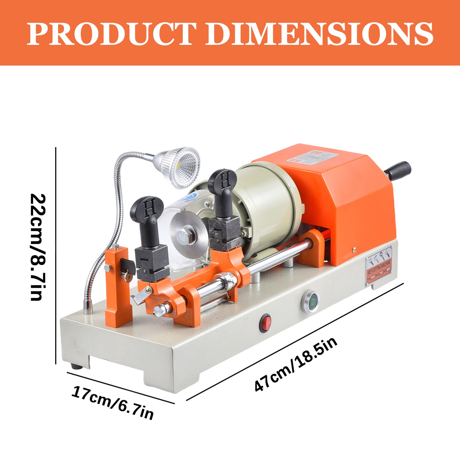 Multifunctional machine Vertical Cutting Machine Cutter Drill Machine US Plug