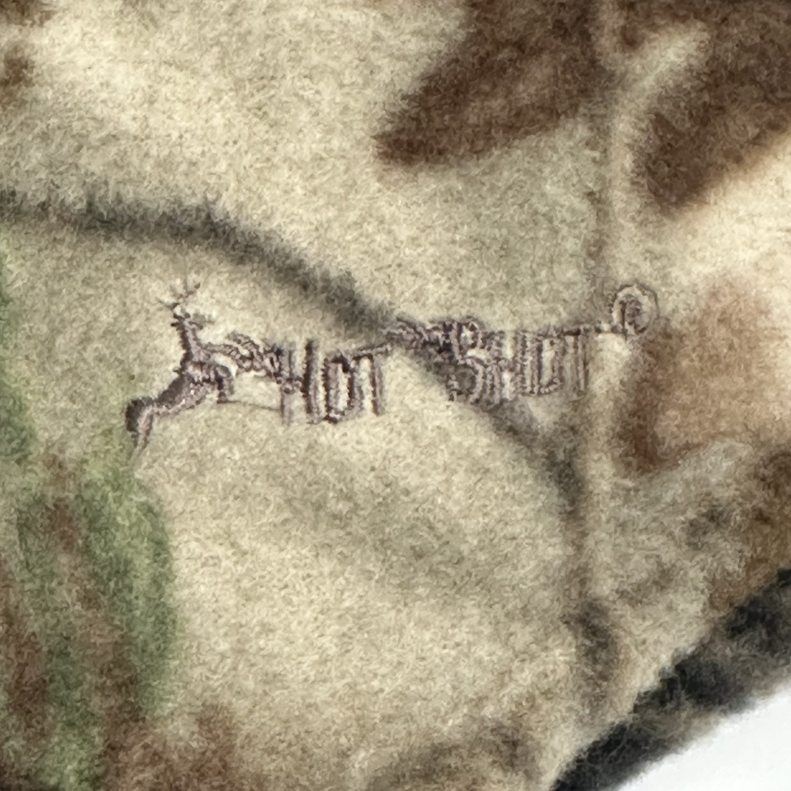 Hot Shot Balaclava Facemask Fleece Camo Men's One Size 100% Polyester Logo