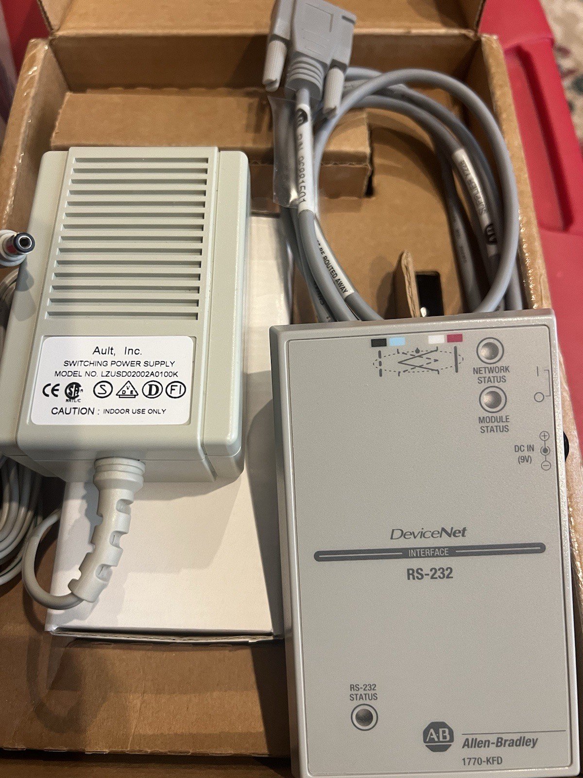 Allen Bradley 1770-KGDG Ser. A DeviceNet Interface RS-232 New Open Box