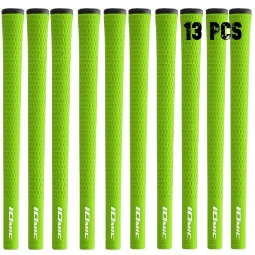 New Set of 13 Iomic Sticky 2.3 Universal Rubber Golf Grips 7 Colors U.S. Stock !