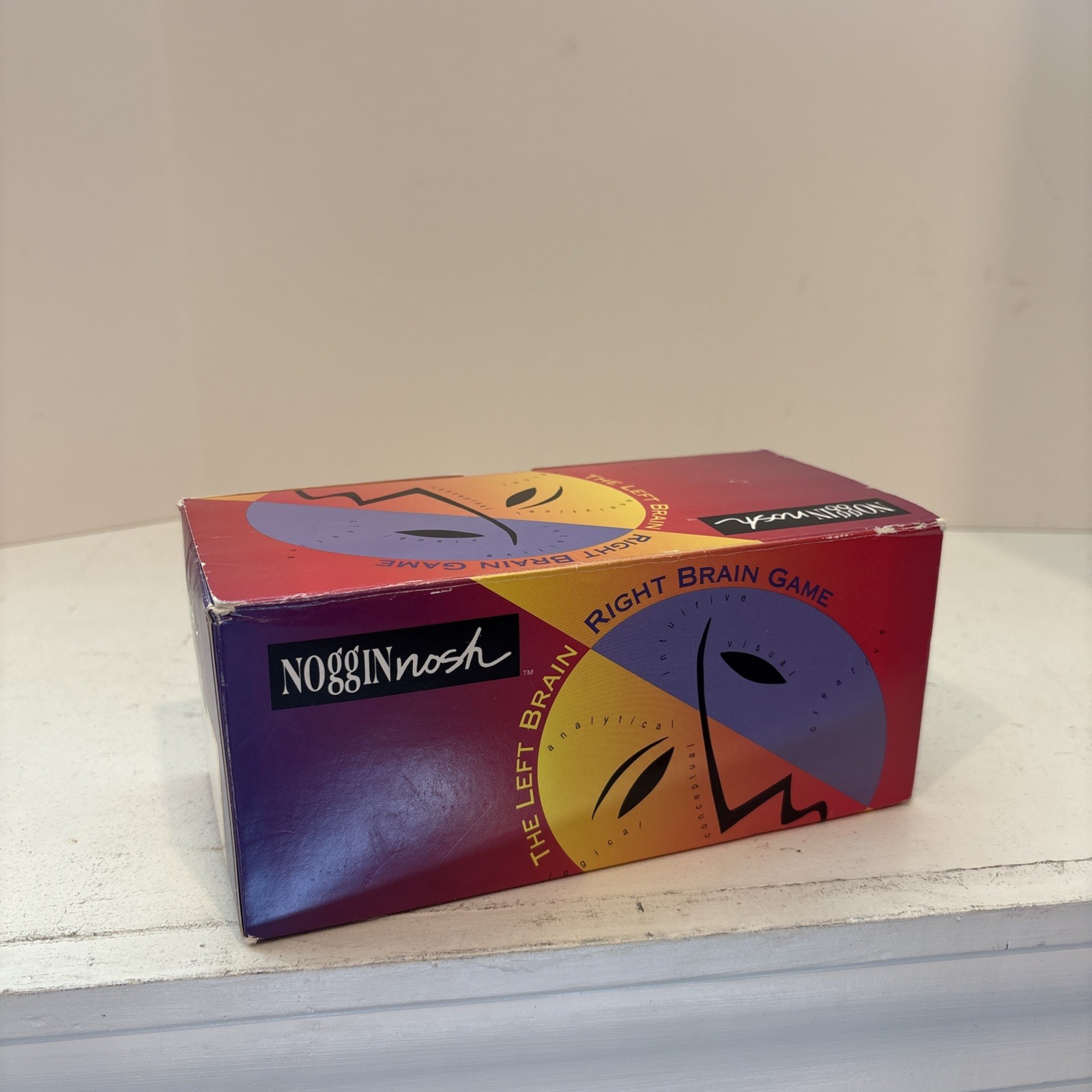NOGGINnosh The Left Brain Right Brain Game Complete For 2-4 Players 12 And Up