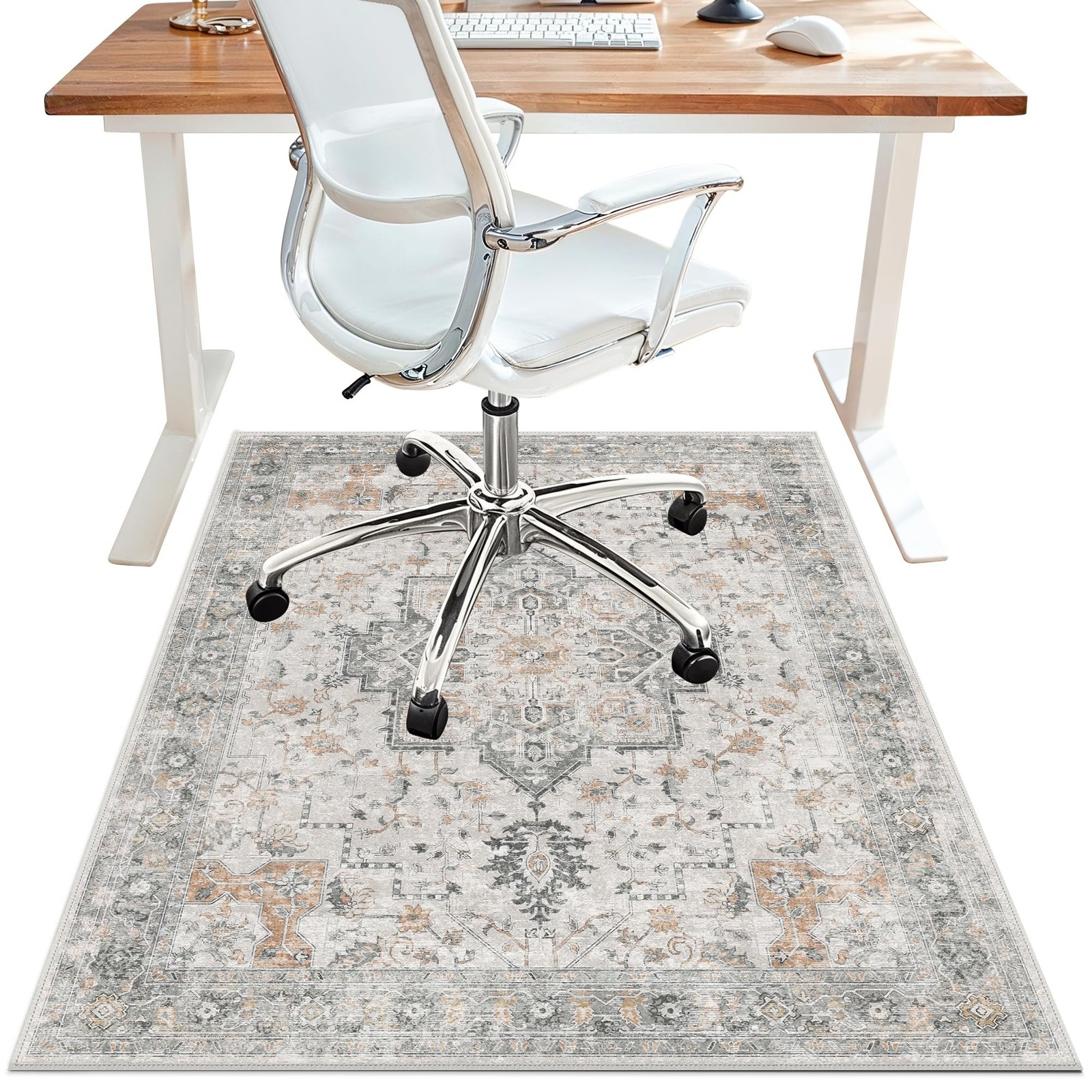 48"x60" Office Chair Mat for Hardwood Tile Floor, Under Desk Carpet Protector...