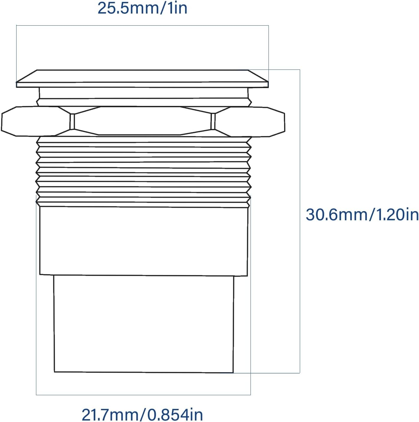 Danfetsoy USB 3.0 Panel Mount Adapter, D-Type Solderless Grey