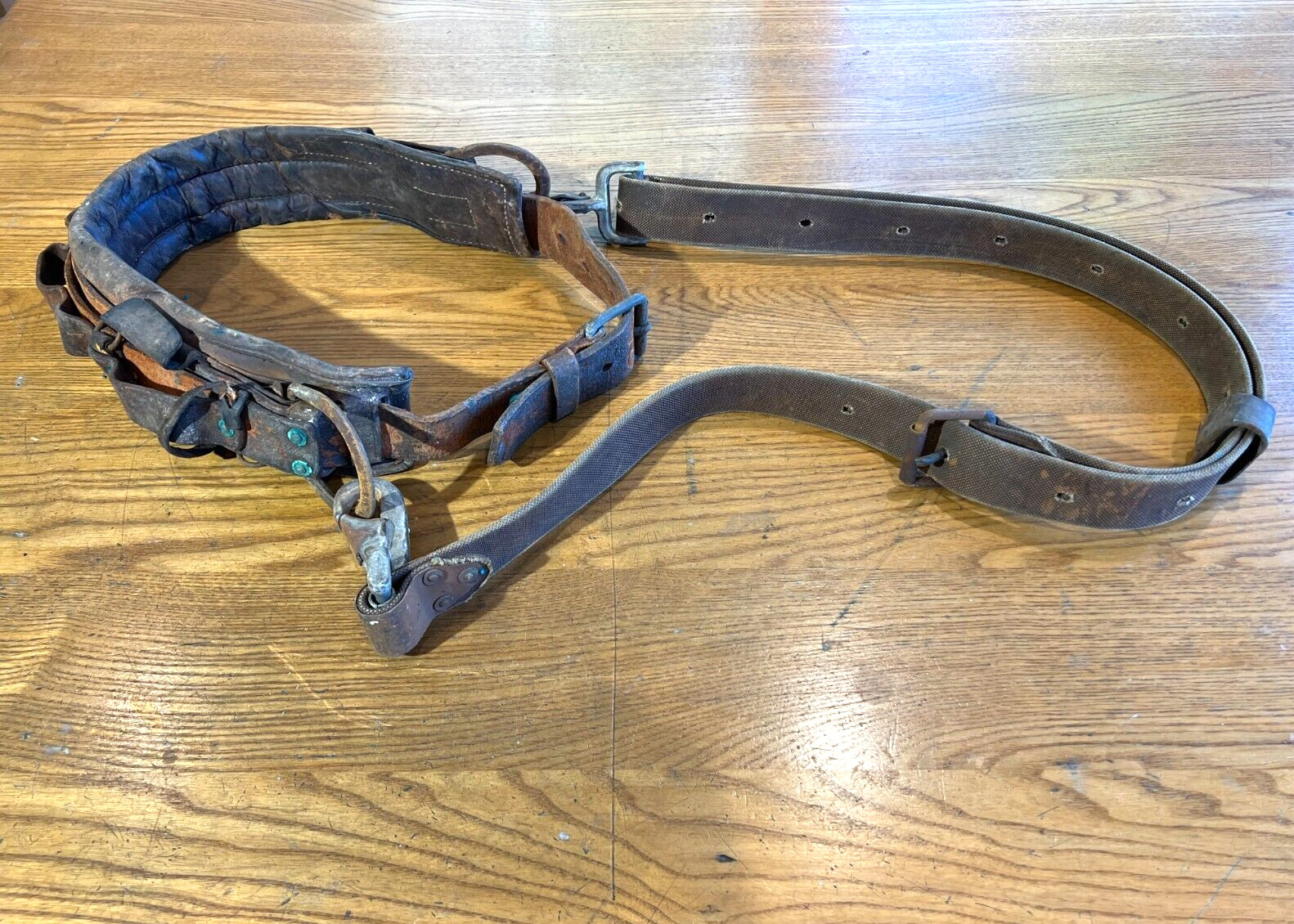Vintage Klein & Sons Climbing Belt with Positioning Strap
